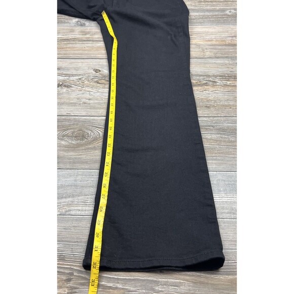 NYDJ For Chico's Bootcut Lift Tuck Tech Black Stretch Jeans Size 10 FITS 34/32 - Picture 9 of 12